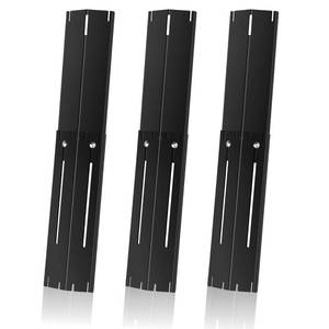 lot 4359 image: Universal Porcelain Steel Adjustable Grill Heat Plates Heat Tents Heat Shields Grill Burner Cover,Compatible with Weber, Charbroil, Brinkmann, Chargriller etc.,Extends from 11.75 up to 21 L,3 Pack