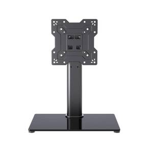 lot 6319 image: XINLEI Universal TV Stand Base, Table Top TV Stand for 17-43 Inch LCDLED TVs, Height Adjustable Monitor Mount Stand with Tempered Glass Base Holds up to 88lbs VESA 200x200mm, TS103