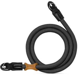 lot 6336 image: K&F CONCEPT Camera Neck Strap,100cm Nylon Rope Camera Shoulder Strap with O-ring for DSLR Camera- Black