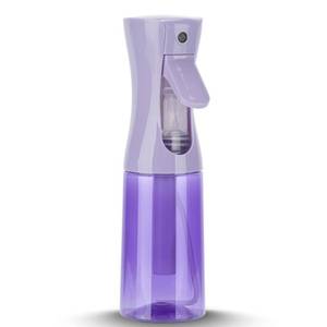 lot 6352 image: Zuhose Spray Bottle for Hair (6.8OZ 200ML) Continuous Ultra Fine Mist Sprayer for Hair, Salons, Barber, Plants, Skin Care, Cleaning 1 Pack CLEAR PURPLE