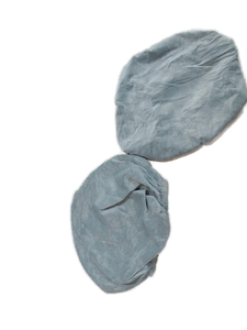 lot 6400 image: Gray Cotton Fitted pillow covers set of two