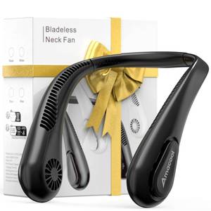 lot 6408 image: AMACOOL Bladeless Neck Fan, Mothers Day Gifts for Mom, Gifts for Fathers Day Dad Husband, Rechargeable Wearable Fan for Men Women Hot Flashes Relief Travel Outdoor Sports Golf Cruise Essentials 2026
