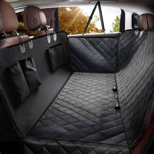lot 11057 image: Elouta Dog Car Seat Cover for Back Seat,100% Waterproof Scratch Proof Nonslip Seat Cover,600D Heavy Duty Scratch Soft Dog Hammock for Car for Cars Trucks and SUVs��allblack