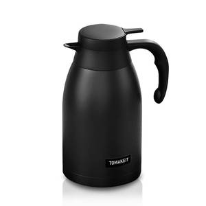 lot 11071 image: TOMAKEIT Thermal Coffee Carafe 2L68 Oz Double-Wall Vacuum 304 Stainless Steel Insulated Thermoses Flask, 24-Hour Keeps HotCold, Leak-Proof, for Travel, Work, Outdoor, BPA-Free, Easy to Clean (Water Residue Inside)