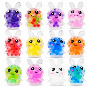 lot 12079 image: TOOYUMON Easter Egg Fillers, 12 Pcs Mini Bunny Squishy Toys, Easter Basket Stuffers Essentials Egg Basket Fillers Gifts for Teens Adults, Bunny Stress Ball Party Favors