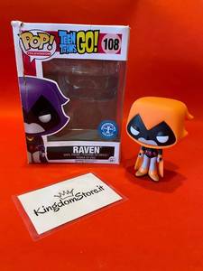 lot 12098 image: Funko 9508 - Teen Titans Raven Figure, Orange