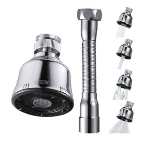 lot 12199 image: Sink Faucet Sprayer Attachment, Upgrade 4 Mode Adjustable Kitchen Faucet Head, Movable Kitchen Tap Head 360° Rotatable with Extension Hose, Anti-Splash Sink Sprayer Facuet Nozzle Head Water Saving