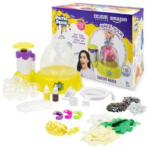 lot 13369 image: Doctor Squish Squishy Maker, New Shiny Glitter Station Maker, Decorate with Confetti, Sparkles & Colored Ink, Variety of Sizes, Just Add Water to Make Your Own Slime, Amazon Exclusive, For Ages 8
