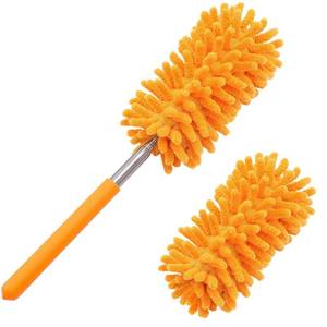 lot 14077 image: Microfiber Duster for Cleaning, Tukuos Hand Washable Dusters with 2pcs Replaceable Microfiber Head, Extendable Pole, Detachable Cleaning Supplies for Office, Car, Window, Furniture, Ceiling Fan