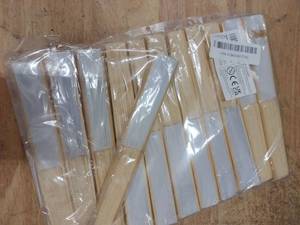 lot 14133 image: 12 pc Folding Paper Fan Set