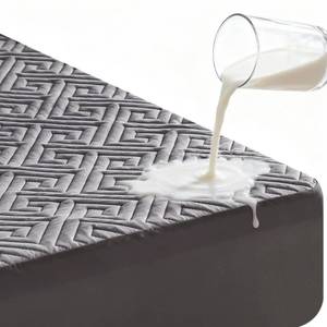 lot 14141 image: BDEUS Waterproof Mattress Protector Twin XL Size with Straps Noiseless Bed Cover Deep Pocket Fitted Up to 18 Depth Mattress Pad Soft Breathable Machine Washable for Apartment, Dorm Room(Gray)