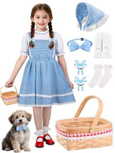 lot 15345 image: Loscola Halloween Costumes for Girls, Storybook Book Character Costumes for Girls Kids, Teen Girl Halloween Costume Age 3-12 M