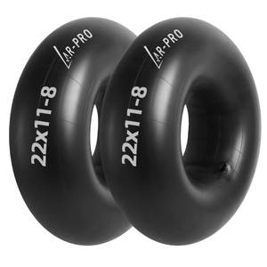 lot 15350 image: AR-PRO 22x11-8, 21x11-8 Inner Tubes with TR13 Straight Valve Stems for ATV, Lawn Tractor, Garden Trailer, Golf Cart, Snow Blowers, and More - Made from Durable Butyl Rubber (2-Pack)