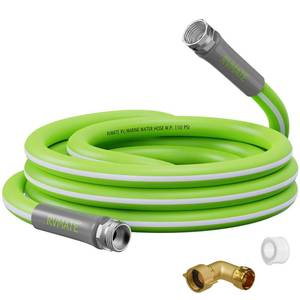 lot 16018 image: RVMATE RV Water Hose 15FT, 58 Inner Diameter Drinking Water Hose Lead-free, No Leaking Garden Hose For RVTrailerCamping, RV Accessories