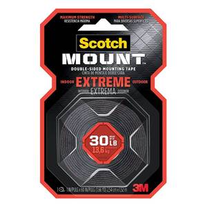 lot 16051 image: Scotch-Mount Extreme Double-Sided Mounting Tape 414H,1 in x 60 in