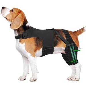 lot 16053 image: Marnonsis Dog Knee Brace for Back Leg, Adjustable Dog Leg Brace with 4 Stabilizers, Hip Support to Reduces Pain, Ligament Injuries & Luxating Patella & ACL CCL for Small Medium Large Dogs, M