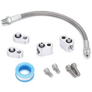 lot 16078 image: PQY LS Throttle Body Bypass Hose kit LS Coolant Steam Port Crossover Hose Kits with Tape