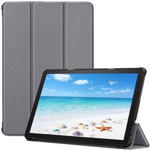 lot 18263 image: Slim Trifold Smart Case for 10 Tablet (13th Generation, 2023 Release) �� Wyhfyh Lightweight Hard Back Shell Auto WakeSleep, Never Fit for LG10 Tablet (Gray)