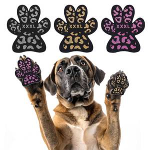 lot 18285 image: KOOLTAIL Dog Paw Protector Pads for Hot Pavement, Anti-Slip Grips Traction for Senior Dogs on Hardwood Floors,36 pcs Dog Feet Stickers with Stronger Adhesive, Pet Shoes Booties Socks Replacement,XL