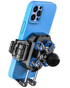 lot 18383 image: (Incomplete)BRCOVAN 1 Ball Phone Mount Holder with Vibration Dampener, Compatible with RAM Mounts B Size Double Socket Arm, Adjustable fit 5.4-7.2 Phone, for Motorcycle ATV UTV Car Bike Boat Truck Scooter