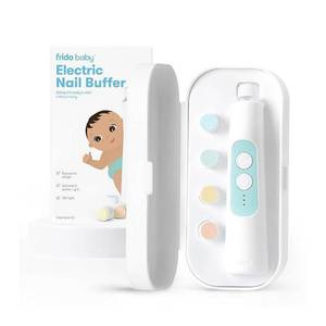 lot 19133 image: Frida Baby Electric Nail Buffer - Baby Nail File, Nail Clippers  Trimmer Kit - 4 Buffer Pads, LED Light  Case