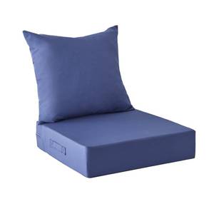 lot 19150 image: IPYNBAP Outdoor Cushions for Patio Furniture,Outdoor Seat Cushion Set 24 x 24 x 5.75 Inch,Waterproof & Fade Resistant Outdoor Chair Cushions,Deep Patio Chair Cushion with Removable Cover,Navy Blue