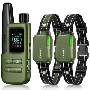 lot 19181 image: Jugbow Dog Shock Collar 2 Dogs (10-120Lbs) - 4200FT Dog Training Collar with Remote IPX7 Waterproof Electric Collar with 4 Training Modes, Security Lock, Rechargeable e-Collar for All Breeds, Sizes