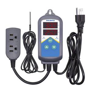 lot 19210 image: Inkbird Digital Temperature Probe Controller Thermostat Timer AC 110V 1200W Only Heating Plug Time Switch Reptile Breeding Heater Planting Greenhouse No Cooling Control