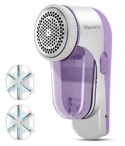 lot 20384 image: Fabric Shaver Rechargeable, Electric Lint Remover & Pill Remover for Clothes, USB-C Sweater Shaver with 6-Leaf Blade Depiller, Removes Fuzz Pills Bobbles from Cashmere Fleece Couch Furniture
