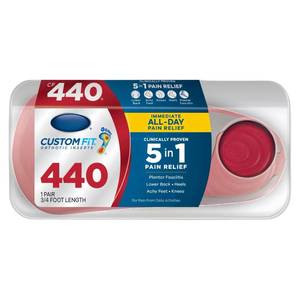 lot 20391 image: Custom Fit Orthotics 34 Length Inserts CF 440, Arch Support Insoles for Men Women, Get Clinically Proven All-Day Relief from Lower Back, Knee, Plantar Fasciitis & Heel Pain, Achy Feet
