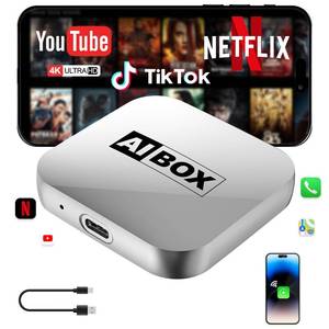 lot 20419 image: Wireless CarPlay Adapter 2026 Upgraded ��AI Box Carplay Suitable for Apple iPhone & Android, with Compact Size, Plug-and-Play Convenience, and Fast, Stable Connection for CarPlay & Android Applications
