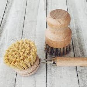 lot 4204 image: Two brushes and soap with a bowl