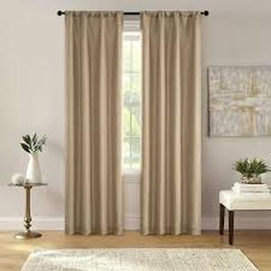 lot 4239 image: Curtain Panels Set of 2