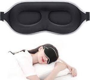 lot 6437 image: OUZOO 3D Contoured Sleep Eye Mask with Carry Pouch