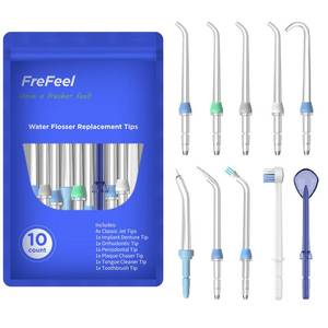 lot 4016 image: Replacement Heads for Waterpik, Replacement Picks for Water Pik Water Flosser (10 Tips)