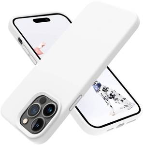 lot 4017 image: OTOFLY Designed for iPhone 14 Pro Case, Silicone Shockproof Slim Thin Phone Case for iPhone 14 Pro 6.1 inch (White)