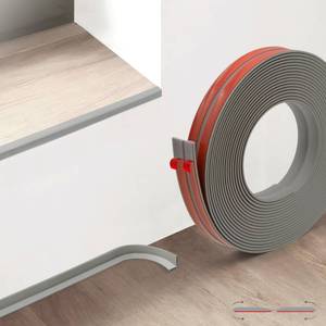 lot 4023 image: Flexible Wall Corner Protector Molding Trim, Peel and Stick Self Adhesive Wall Trim Corner Guards Edge Protector Strip for Baseboards, Tables, Ceiling Edges, Windows,DIY Decor (Gray, 0.8 in x 10ft)