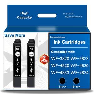 lot 4025 image: Remanufactured for 822XL Black Ink Cartridges Replacement for Epson 822 Ink Cartridges Work with Workforce Pro Printer for WF-4830 WF-4833 WF-4834 WF-3820 WF-3823 WF-4820 Printers High Yield (2 Pack)