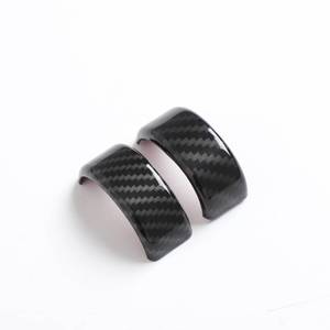lot 4430 image: Daeiclru Steering Wheel Circle Cover Sticker Compatible with Chevrolet Corvette C8 Stingray 2020-2025, Steering Wheel Top Center Guide Decorative Accessories (Carbon Fiber Pattern)