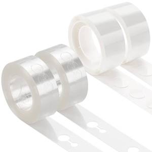 lot 4431 image: KICNIC Balloon Arch Strip Kit for Garland, 32.8 Feet Balloon Tape Strips and 200 Glue Point Dot Stickers for Party Wedding Birthday Baby Shower Graduation Decorations