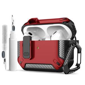 lot 4432 image: Meliya for AirPods Pro 2nd1st Generation Case Cover with Cleaner Kit and Keychain, Automatic Pop-up Full Protection Hard Protective Case with Secure Lock for Apple AirPods Pro 2 (202320222019)
