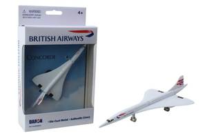 lot 4443 image: Daron British Airways Concorde Single Plane Toy , White Small