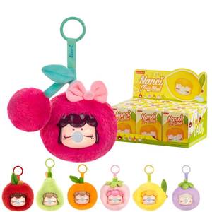 lot 4499 image: Rolife Nanci Blind Box Plush Doll Fruit Mood Series, 1PC Random Cute Design Plush Toy Bag Hanging Doll, Creative Collectible Toys for BirthdayChristmas Holiday