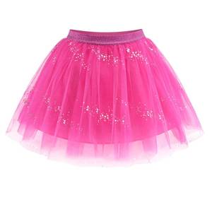lot 6005 image: Stelle Pink Tutu Skirt Girls Sequin Ballet Tutu Dress for Girls 2-11 Year Soft Layered Tulle Dance Princess Birthday Outfits (Hot Pink,XS)