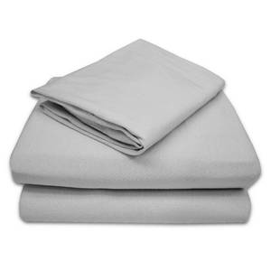 lot 6017 image: American Baby Company 100percent Natural Cotton Jersey Knit Toddler Sheet Set, Gray, Soft Breathable, for Boys and Girls , 28x52 Inch (Pack of 1)