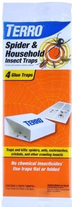 lot 6026 image: TERRO T3206SR Non-Toxic Indoor Spider, Ant, Cockroach, Centipede, and Insect Traps - Includes 12 Bug Traps Indoor for Homes