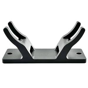 lot 6047 image: Bike Wheel Holder Aluminum Wheel Stabilizer for Pickup Truck Bed, Mini Van Cargo, DIY Storage Rack or Roof Rack � Fits Road Bike and MTB Bike Tires (L-for 2.7 and Smaller)