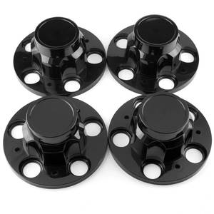 lot 6120 image: RTRHINOTUNING 4PCS 171mm Wheel Center Caps Compatible with Jimmy 10 Van 20 Van Suburban 15649148 15649141 Black Hub Caps