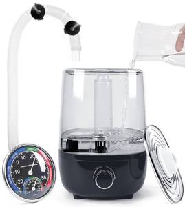 lot 9025 image: Top fill Reptile Fogger Terrariums Humidifier Fog Machine Mister with 4L Visible Large Tank and Extension Hoses, Suitable for Terrariums and Enclosures, Ideal for ReptilesAmphibiansHerpsVivariumMoss