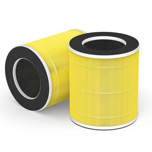 lot 9027 image: 2-pack AP201 Replacement, Compatible with DAYETTE AP201 Air Purifier, 3 Stage Filtration SystemTrue H13 HEPA Filter, Pet Dander Filter, Yellow